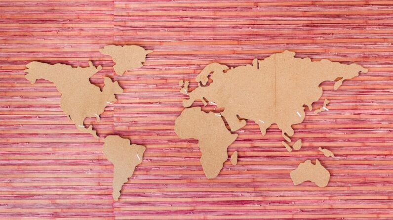 Photo World map